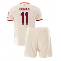 Echipament fotbal Bayern Munich Kingsley Coman #11 Tricou Treilea 2024-25 pentru copii maneca scurta (+ Pantaloni scurti)